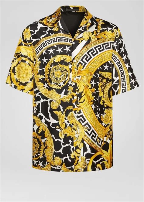 versace tiger silk shirt|wholesale versace silk shirts.